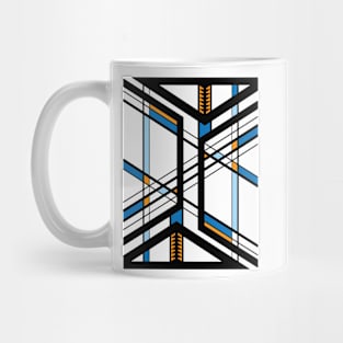 Mid Century Modern Bradley Blues Mug